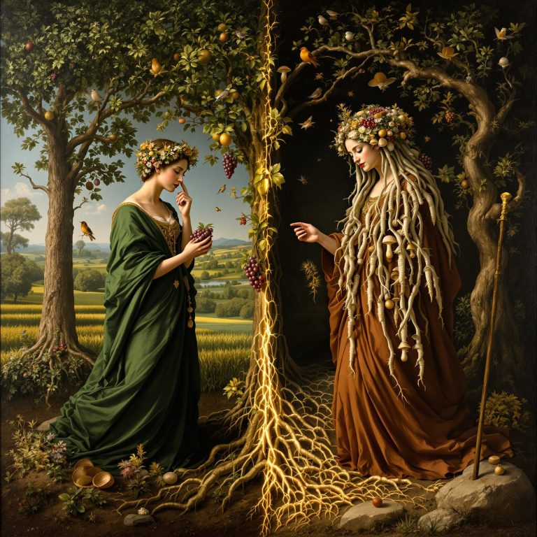 The Verdant and the Unseen: A Study of Flora and its Fungal Cognate in the Tanach