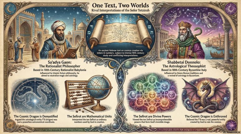The pivotal 10th-century divergence in thought regarding the Sefer Yetzirah (Book of Formation)and the Consequences