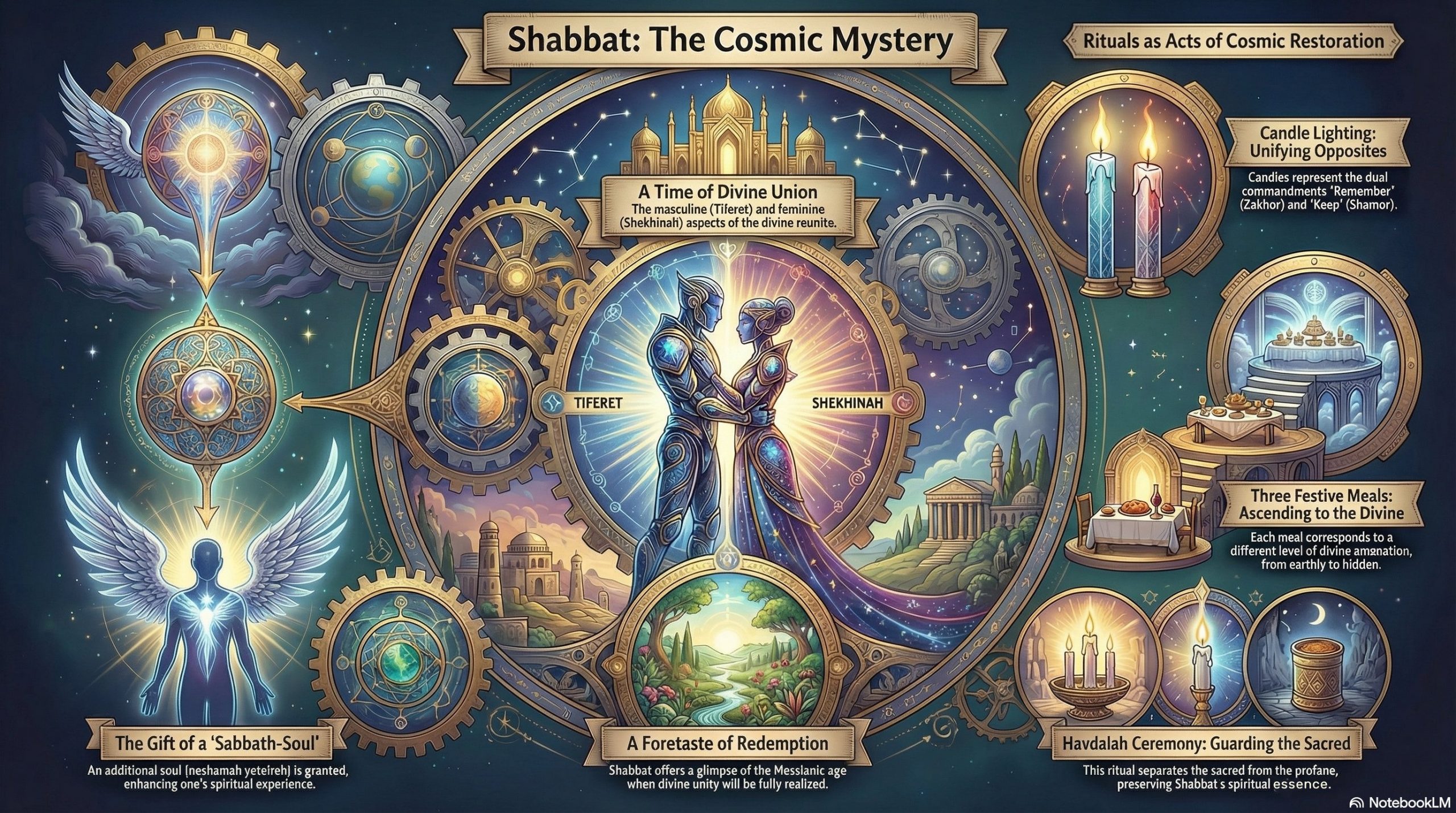 Sod Ha-Shabbat: The Mystical Architecture of the Sabbath
